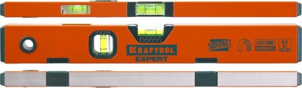 Уровень KRAFTOOL &quot;PROKRAFT-M&quot; коробч. магнит., 2 ампулы, 0,5 мм/м, 400мм 34712-040_z01 купить в Когалыме