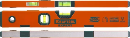 Уровень KRAFTOOL "PROKRAFT-M" коробч. магнит., 2 ампулы, 0,5 мм/м, 400мм 34712-040_z01 купить в Когалыме
