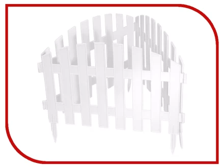 Забор декоративный "Винтаж" 28 х 300 см белый PALISAD Россия 65011 купить в Когалыме