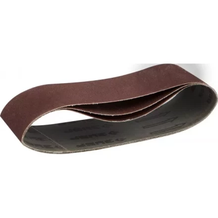 Лента шлифовальная бесконечная ЗУБР "МАСТЕР" на тканевой основе, для ЛШМ, P180, 75х533мм, 3шт 35542-180 купить в Когалыме