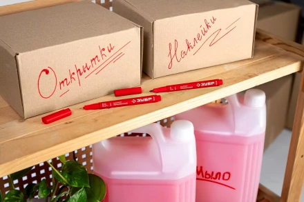 ЗУБР МП-50 красный, 0.5 мм перманентный маркер (06321-3) купить в Когалыме