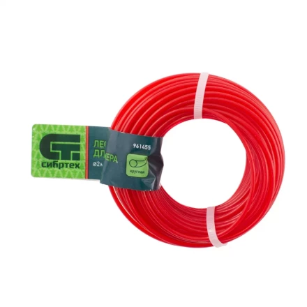 Леска для триммера круглая, 2.0 мм х 15 м, Россия Сибртех 961455 купить в Когалыме