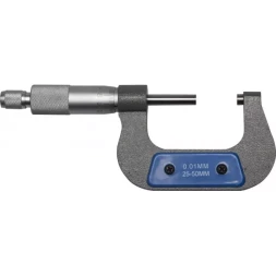Микрометр ЗУБР "ЭКСПЕРТ" гладкий механический, МК 50, диапозон 25-50мм, шаг измерения 0,01мм 34480-50_z01