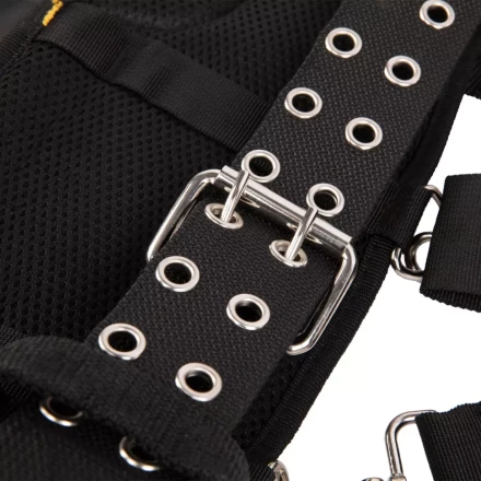 Пояс монтажника усиленный, с лямками, сумки поясные, держатель для молотка// Denzel 90290 купить в Когалыме