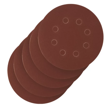 Круг абразивный на ворсовой подложке под "липучку", перфорированный, P 400, 125 мм, 5 шт Сибртех 738147 купить в Когалыме