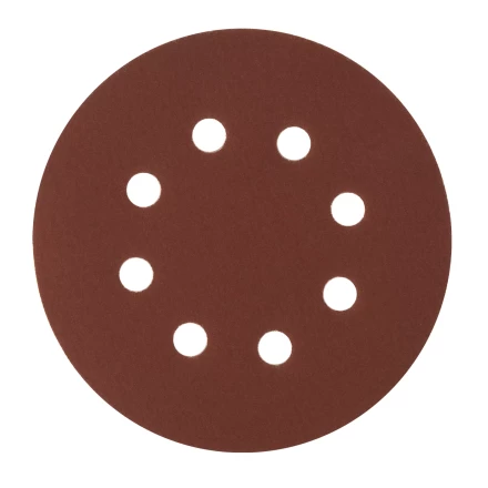 Круг абразивный на ворсовой подложке под "липучку", перфорированный, P 400, 125 мм, 5 шт Сибртех 738147 купить в Когалыме