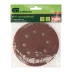 Круг абразивный на ворсовой подложке под "липучку", перфорированный, P 400, 125 мм, 5 шт Сибртех 738147 купить в Когалыме