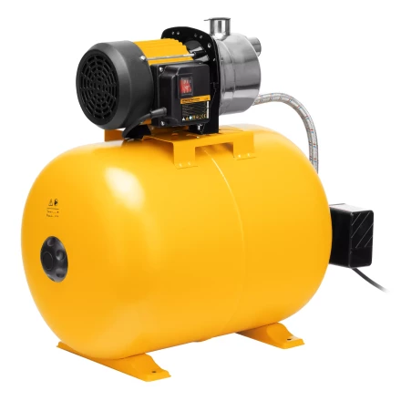 Насосная станция Denzel 97311, PSL1100X, 1100 Вт, 3600 л/ч, ресивер 50 л, подъем 45 м, нержавейка купить в Когалыме