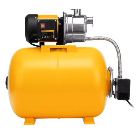 Насосная станция Denzel 97311, PSL1100X, 1100 Вт, 3600 л/ч, ресивер 50 л, подъем 45 м, нержавейка купить в Когалыме