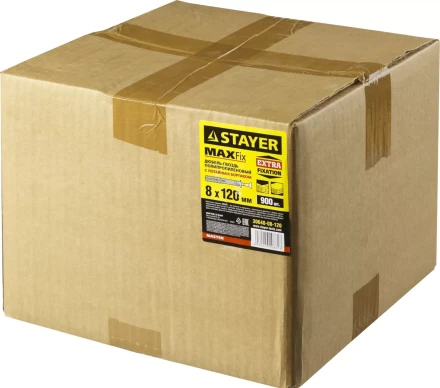 Дюбель-гвоздь полипропиленовый, потайный бортик, 8 x 120 мм, 700 шт, STAYER Master 30640-08-120 30640-08-120 купить в Когалыме