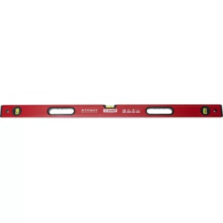 Уровень ЗУБР "МАСТЕР" "УС - 5" коробчатый усиленный, фрезерованный, 3 глазка, крашенный, с ручками, 100см 4-34585-100 купить в Когалыме