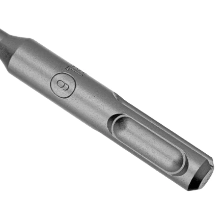 Бур по бетону Denzel, 6 x 110 мм, двойная спираль, три пылеотводящие кромки, 705005 купить в Когалыме