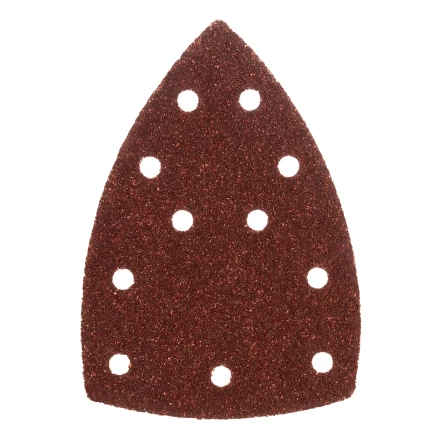Треугольник абразивный на ворc. подложке под "липучку", перф., P 40, 150х150х100 мм, 5 шт. Denzel 738577 купить в Когалыме