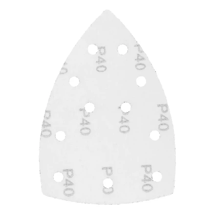 Треугольник абразивный на ворc. подложке под "липучку", перф., P 40, 150х150х100 мм, 5 шт. Denzel 738577 купить в Когалыме