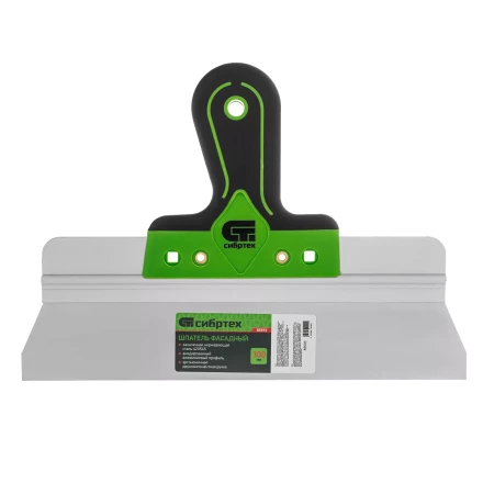 Шпатель фасадный Сибртех, нержавеющая сталь 420S45, 300 мм, 2-компонентная ручка, 85593 купить в Когалыме