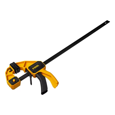 Струбцина F-образная Denzel 20507, быстрозажимная, 450 х 80 мм, усиленный нейлоновый корпус купить в Когалыме