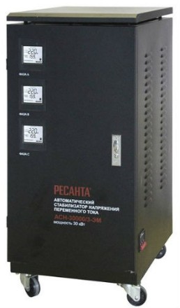 Стабилизатор трехфазный РЕСАНТА АСН-30000/3-ЭМ купить в Когалыме
