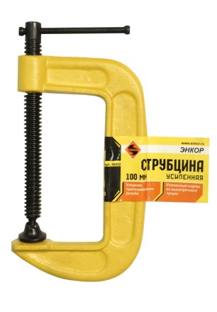 Струбцина усиленная тип G 100 мм Энкор 48402 купить в Когалыме