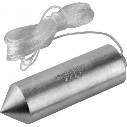 Отвес ЗУБР "МАСТЕР" строительный со шнуром, в пластиковом контейнере, 500 г 0636-480_z01 купить в Когалыме