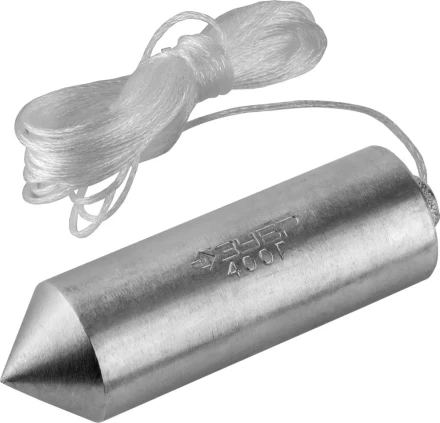 Отвес ЗУБР "МАСТЕР" строительный со шнуром, в пластиковом контейнере, 500 г 0636-480_z01 купить в Когалыме