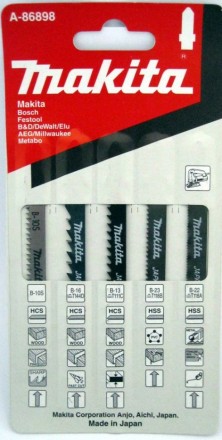 Набор полотен Makita A-86898 для лобзиков универсальный купить в Когалыме