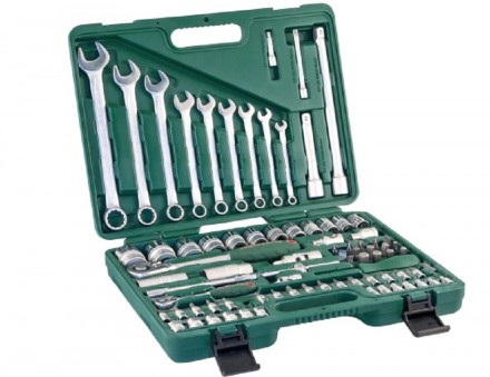 Набор головок торцевых 1/2&quot;DR 14-32мм  1/4&quot;DR 4-14мм 82предмета Jonnesway S04Н52482S 47399 купить в Когалыме