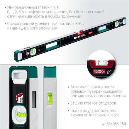 Уровни магнитные со специальным глазком KRAFTOOL 34988-150 купить в Когалыме