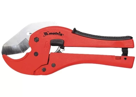 Ножницы для резки изделий из ПВХ D - до 42 мм обрезиненная опорная рукоятка порошковое покрытие рукояток MATRIX 78412 купить в Когалыме