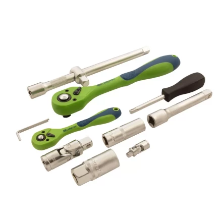 Набор инструментов 108 предметов, CrV, 1/2", 1/4" Сибртех 13511 купить в Когалыме