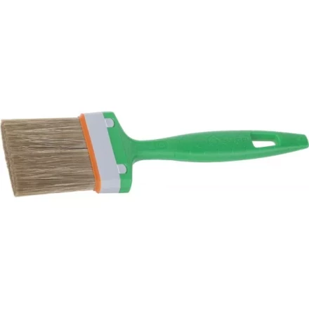 Кисть плоская ЗУБР "ЛАЗУРЬ-СТАНДАРТ", смешанная щетина, пластмассовая ручка, 2,5"/63мм 01017-063 купить в Когалыме