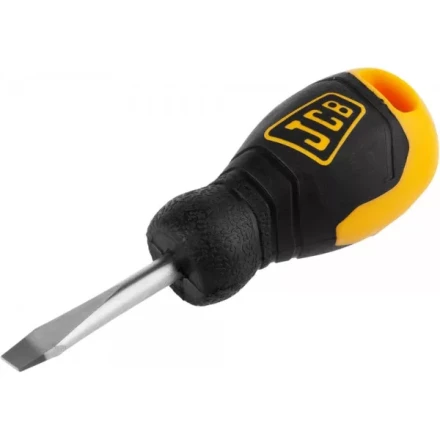 Отвертка JCB, хромомолибденовая сталь S2, двухкомпонентная рукоятка, магнитный наконечник, SL 6,5х40мм JSD012 купить в Когалыме