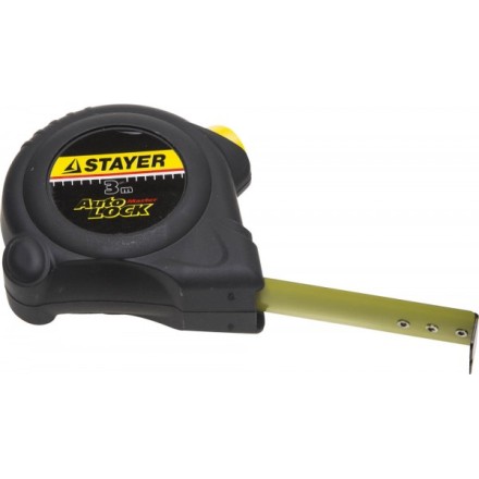 Рулетка STAYER &quot;MASTER&quot; &quot;AUTOLOCK&quot;, корпус с резиновым напылением, автостоп, 3мх16мм 2-34126-03-16_z01 купить в Когалыме