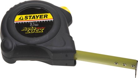 Рулетка STAYER &quot;MASTER&quot; &quot;AUTOLOCK&quot;, корпус с резиновым напылением, автостоп, 3мх16мм 2-34126-03-16_z01 купить в Когалыме