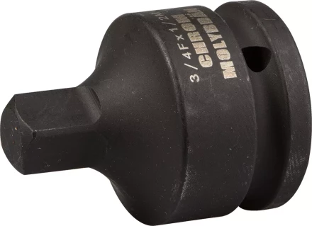 Адаптер KRAFTOOL "INDUSTRIE QUALITAT" ударный, уменьшающий (3/4"F-1/2"M), Cr-Mo, фосфатированный 27963_z01 купить в Когалыме