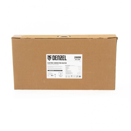 Конвектор электрический XCE-2000, 230 В, 2000 Вт, X-образный нагреватель Denzel 98117 купить в Когалыме