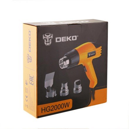 Фен строительный DEKO HG2000W, 063-4166 купить в Когалыме