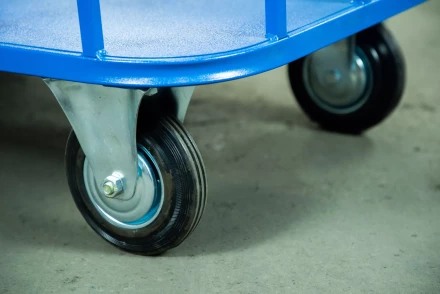 Тележка платформенная TOR ТП-МБ (600х1000) с бортами (колеса 160 мм) 1012417 купить в Когалыме