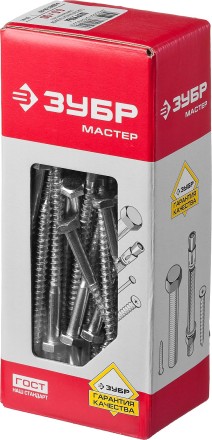 Шурупы ЗУБР &quot;МАСТЕР&quot; с шестигранной головкой, оцинкованные, 6x90мм, 60шт 4-300451-06-090 купить в Когалыме
