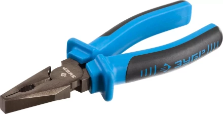 Плоскогубцы комбинированные ЗУБР эксцентриковое расположение шарнира, особостойкое спец. покрытие Н12Х1 (никель/хром), двухкомп рукоятки, 160мм 2201-1-16_z01 купить в Когалыме