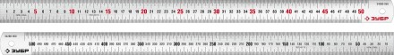 ЗУБР Про-50, длина 0.50 м, усиленная нержавеющая линейка, Профессионал (34280-050) купить в Когалыме