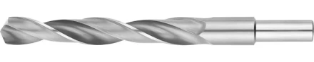 Сверло ЗУБР "МАСТЕР" по металлу с цилиндрическим хвостовиком, сталь Р6М5, винтовой прокат, D 17.0мм, L-184/125мм 4-29621-184-17 купить в Когалыме