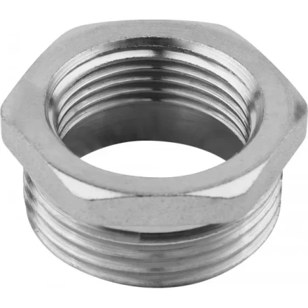 Футорка ЗУБР "ЭКСПЕРТ", никелированная латунь, 1/2" х 3/8" 51281-1/2-3/8 купить в Когалыме