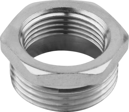 Футорка ЗУБР "ЭКСПЕРТ", никелированная латунь, 1/2" х 3/8" 51281-1/2-3/8 купить в Когалыме