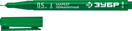 ЗУБР МП-50 зеленый, 0.5 мм перманентный маркер (06321-4) купить в Когалыме