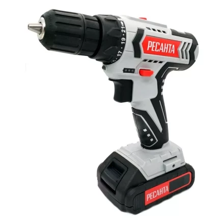 Дрель-шуруповерт аккумуляторная Ресанта ДА-18-2ЛК 75/14/5 купить в Когалыме