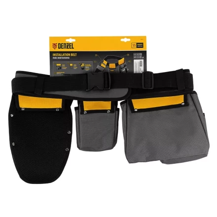 Пояс монтажника, сумки поясные, кобура для шуруповерта// Denzel 90291 купить в Когалыме