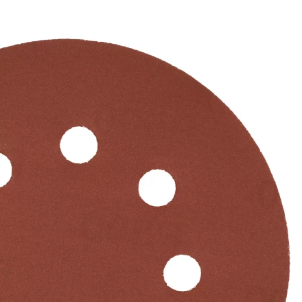 Круг абразивный на ворсовой подложке под "липучку", перфорированный, P 500, 125 мм, 5 шт Сибртех 738157 купить в Когалыме