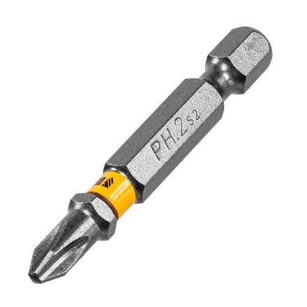 Бита PH2х25, сталь легированная S2, 20 шт., пластиковая коробка, , Е 6,3 Denzel 11681 купить в Когалыме