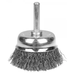 ЗУБР "ЭКСПЕРТ". Щетка чашечная для дрели, витая стальная проволока 0,3мм, 50мм 35253-050_z01