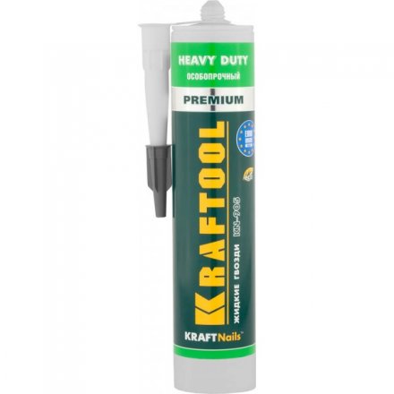 Клей монтажный KRAFTOOL KraftNails Premium KN-905, особопрочный, многоцелевой, без растворителей, 310мл 41348_z01 купить в Когалыме